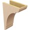 Ekena Millwork 6"W x 12"D x 18"H Classic Olympic Rough Cedar Woodgrain TimberThane Corbel, Primed Tan CORUR06X12X18OLYRCPR - alternate 4